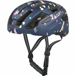 CAIRN - Cyklistická helma PRISM II Junior, Mat Midnight Unicorn - XS 48-52 cm