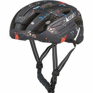 CAIRN - Cyklistická helma PRISM II Junior, Mat Black Space - S 52-55 cm