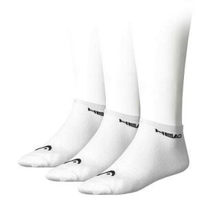 Head Tennis 3P Sneaker sportovní ponožky bílá - EU 39-42