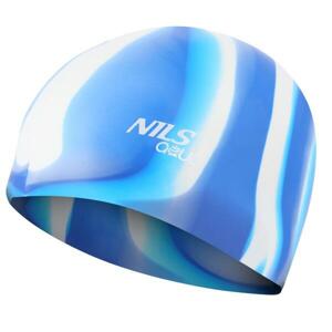 NILS Aqua Silikonová čepice zebra MI10