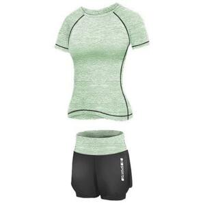 Merco Runner Short 2W fitness set zelená - L