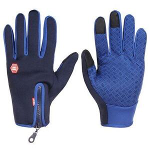 Merco Bike Touch sportovní rukavice modrá - S