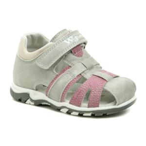 Wojtylko 1S22304 šedo růžové dětské sandálky - EU 21