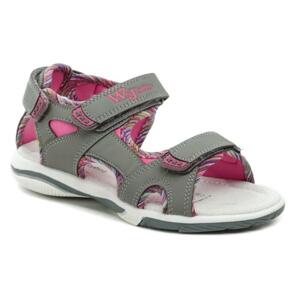 Wojtylko 3S40721 šedo růžové dívčí sandálky - EU 30