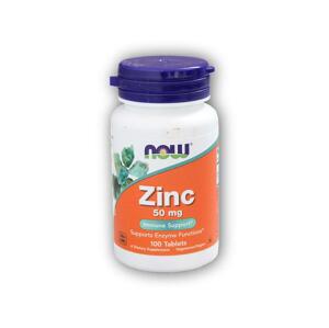 NOW Foods Zinc (zinek glukonát) 50mg 100 tablet