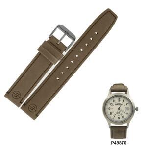 Timex Timex originální kožený řemínek Expedition 18mm hnědý