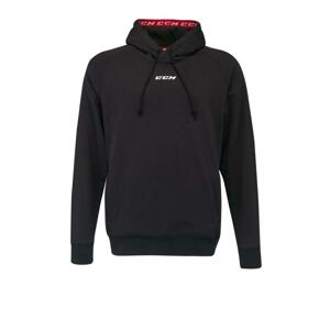 CCM Mikina Team Fleece Pullover Hoodie SR - Senior, XL, černá