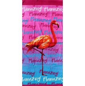 Plážová osuška Lovely Home Flamingo