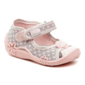 Vi-GGa-Mi BLANKA růžové dětské plátěné sandálky - EU 22