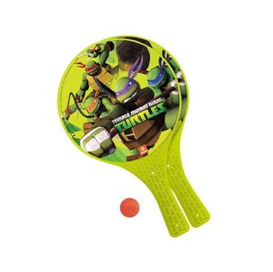 Mondo Plážový tenis TURTLE barva žlutá velikost rakety 37x22,5cm - zelená - Želvy Ninja