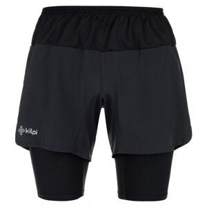 Kilpi BERGEN-M černé pánské běžecké šortky - XL