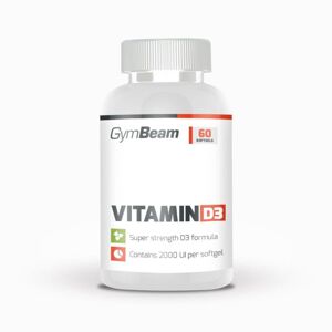 GymBeam Vitamín D3 2000 IU - 120 kapslí