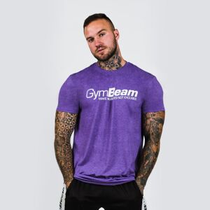 GymBeam Tričko Make Muscles Heather Purple - XXL - fialová