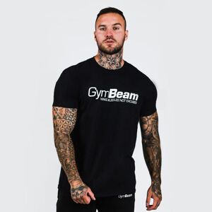 GymBeam Tričko Make Muscles Black - XXL - černá