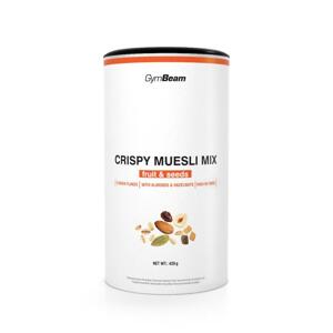 GymBeam Crispy Muesli Mix 420 g - bílá čokoláda ovoce