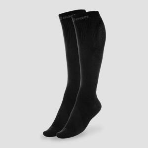 GymBeam Kompresní ponožky Black - 43 - 46 - černá