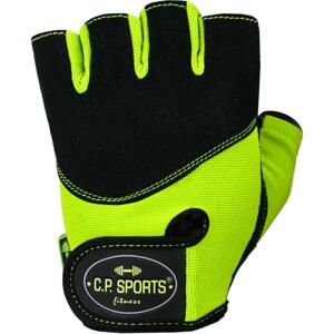 C.P. Sports Fitness rukavice Iron neonové - M - neonová