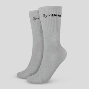 GymBeam Ponožky 3/4 Socks 3Pack Grey - L/XL - šedá