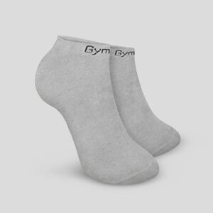 GymBeam Ponožky Ankle Socks 3Pack Grey - XL/XXL - šedá