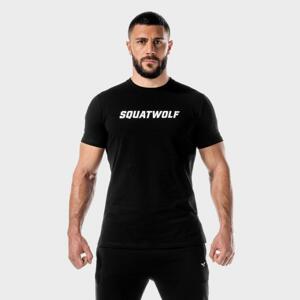 SQUATWOLF Tričko Iconic Muscle Onyx - L - černá