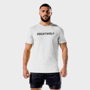 SQUATWOLF Tričko Iconic Muscle White - XXL - bílá