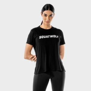 SQUATWOLF Dámské tričko Iconic Onyx - M - černá