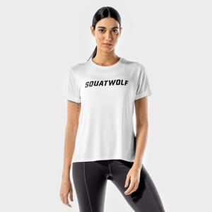 SQUATWOLF Dámské tričko Iconic White - L - bílá