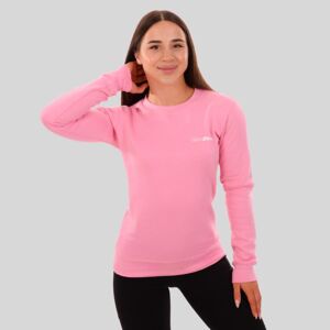 GymBeam Dámská mikina Basic Jumper Baby Pink - XL - růžová