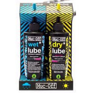 Muc-off mazivo Wet+Dry Lube 120 ml Twin Pack