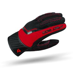 Street Racer Dámské rukavice na motorku Stunt černo-červené - XS