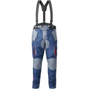 4SQUARE Kalhoty na motorku Discovery Adventure modro-šedé - L