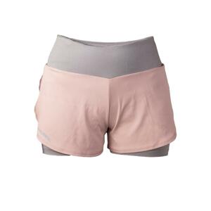 Salming Essential 2-in 1 Shorts Women DustyPink/Grey - XS