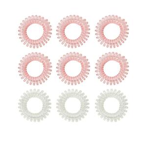 BeastPink Set spirálových gumiček do vlasů pink - shadow