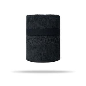 GymBeam Sportovní ručník z mikrovlákna Large Black - černá