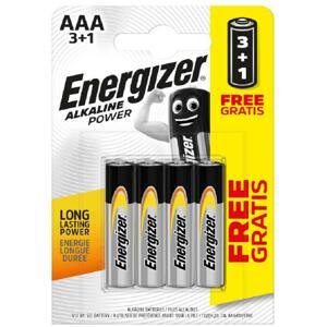 Energizer Alkaline Power AAA 3+1 zdarma