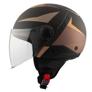 MT Helmets 0F501 Street Poke C9 Marron - S - obvod hlavy 55-56 cm