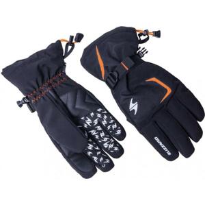 Blizzard Reflex black/orange lyžařské rukavice - Velikost 9