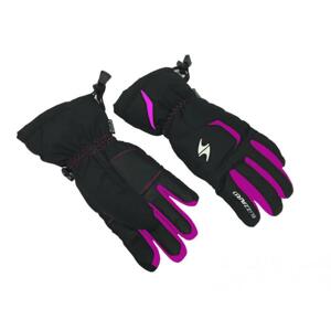 Blizzard Reflex junior black/pink lyžařské rukavice - Velikost 5