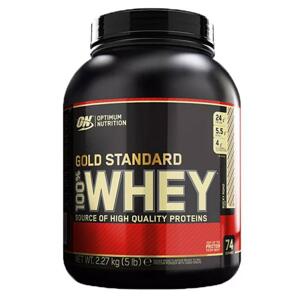 Optimum Nutrition Gold Standard 100% Whey 2270g - Bílá čokoláda, Malina