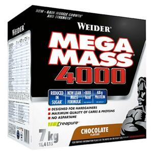 Weider Giant Mega Mass 4000 3000 g - Čokoláda