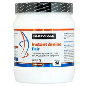 Survival Instant Amino Fair Power 400g - Pomeranč