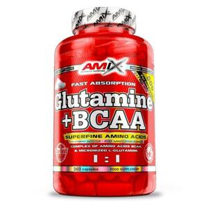 Amix Nutrition Glutamine + BCAA kapsle 360 kapslí