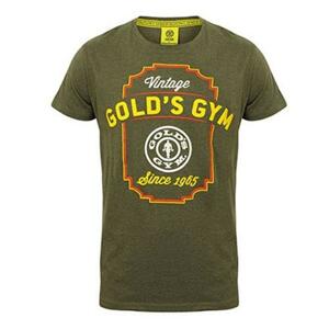 Gold's Gym Pánské tričko Vintage - Tmavě šedá