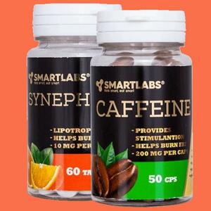 Smartlabs Synephrine 60 tablet + Caffeine 50 kapslí ZDARMA - Jahoda
