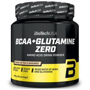 Biotech USA BCAA + Glutamine Zero 480g - Broskvový ledový čaj