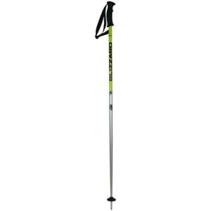 Blizzard Sport black/yellow/silver lyžařské hůlky - Velikost 120 cm