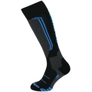 Blizzard Allround wool ski socks black/anthracite/blue lyžařské ponožky - Velikost 35-38
