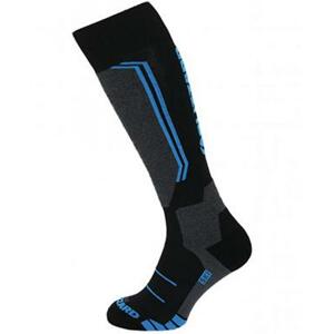 Blizzard Allround wool ski socks junior black/anthracite/blue lyžařské ponožky - Velikost 24-26