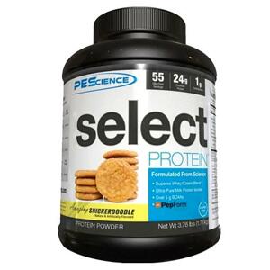 PEScience Select Protein US 878g - Jahodový cheesecake