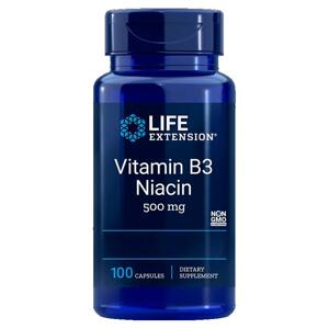 Life Extension Vitamin B3 Niacin 100 kapslí